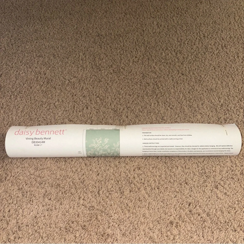 New Anthropologie Daisy Bennett Vining Beauty Chinoiserie Wall Mural Wallpaper